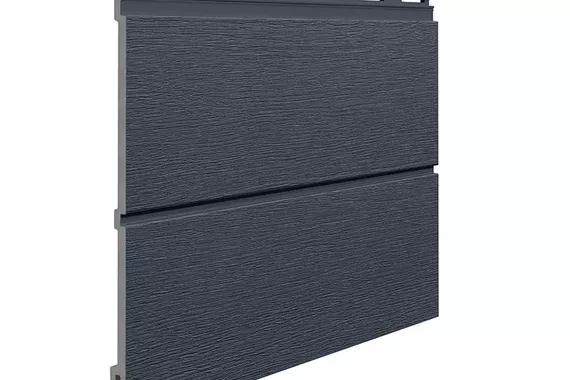Фасадная панель двойная VOX Kerrafront FS-302 Modern Wood Anthracite | Антрацит