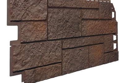 Фасадные панели VOX Solid Sandstone (Песчаник) Dark Brown | Темно-коричневый