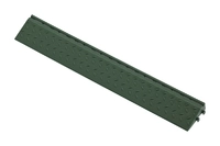 Боковой элемент обрамления Альта-Профиль с пазами под замки, цвет Зеленый