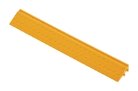Боковой элемент обрамления Альта-Профиль с пазами под замки, цвет Жёлтый